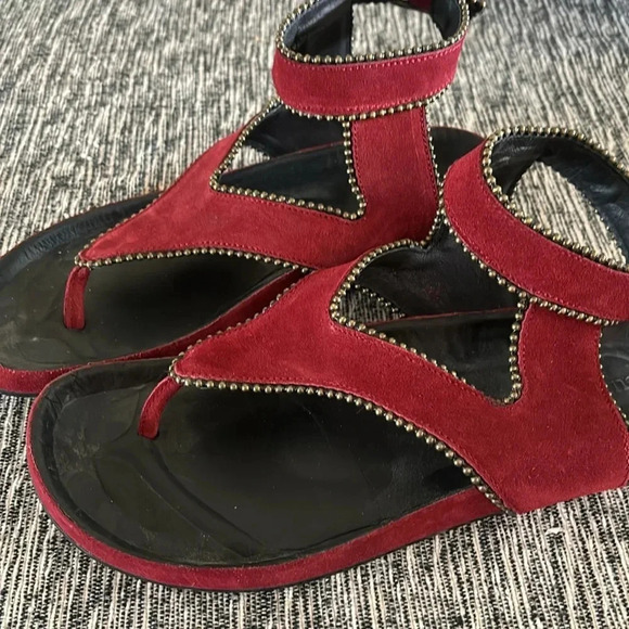 Sundance red sandals - Picture 2 of 5